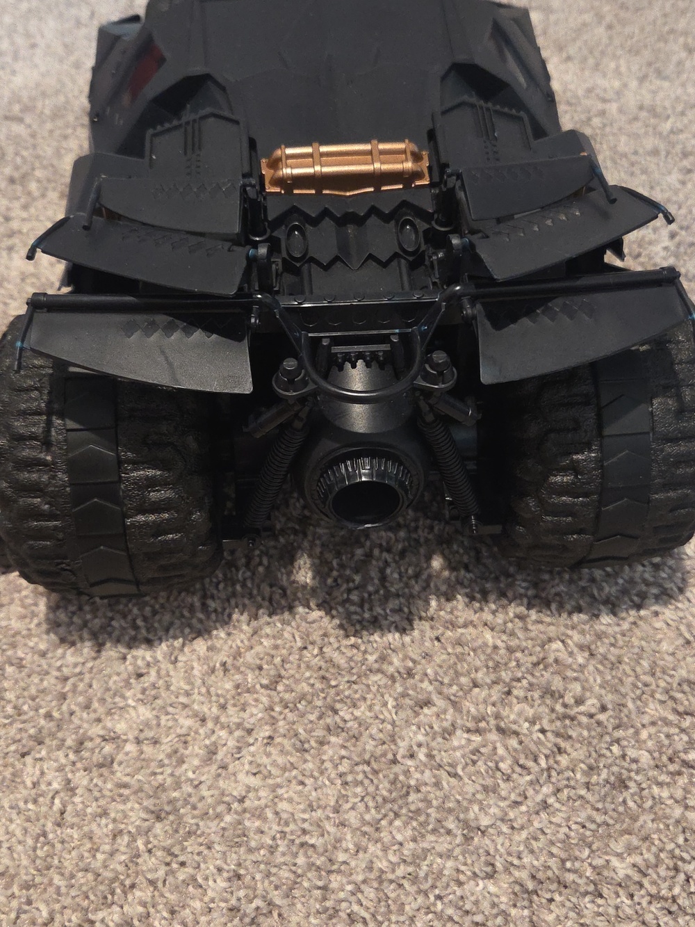 Remote Control Batmobile RC Car in Matte Black - Picture 4 of 7